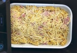 Paste cu cașcaval și șuncă în airfryer