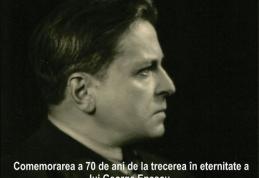 Comemorarea a 70 de ani de la trecerea în eternitate a lui George Enescu