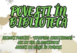 „Povești în bibliotecă” – lectură, joc și creativitate alături de cei mici