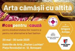 Expoziția „Arta cămășii cu altiță – cos pentru o cauză”