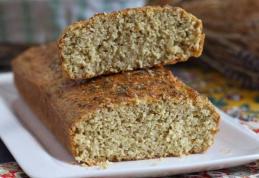 Pâine fără gluten din fulgi de ovăz, iaurt și ouă