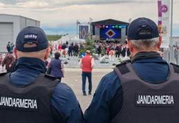 Jandarmii acționează în zona exterioară a Festivalul de voie bună - aRoma Fest