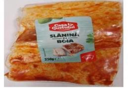 Alertă alimentară! Slănină cu boia, contaminată cu o bacterie periculoasă, retrasă de la vânzare din magazinele Penny