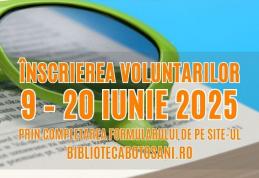 BiblioVacanța 2025 – Încep înscrierile pentru Corpul de voluntari!