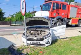 Accident rutier în Copălău anunțat prin sistemul eCall