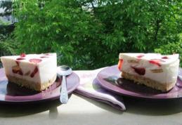 Tort de vară cu mascarpone și iaurt
