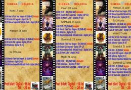 Vezi ce filme vor rula la Cinema „MELODIA” Dorohoi, în perioada 17-30 iunie – FOTO