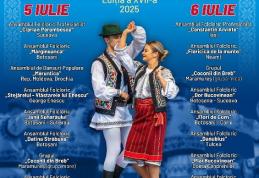 Festivalul Internațional al Cântecului, al Jocului și al Portului Popular „Vasile Andriescu” Botoșani. Vezi detalii!