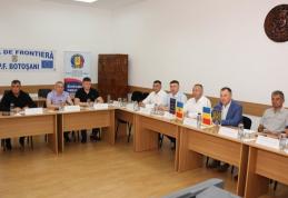 Întâlnire de lucru între reprezentanții Poliției de Frontieră Române și cei ai Republicii Moldova, la Botoșani