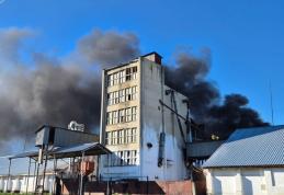 Incendiu izbucnit la un depozit de cereale din Dorohoi