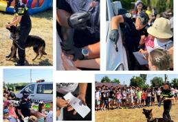 Polițiștii botoșăneni – alături de cei mici, în tabăra de vară organizată de Parohia „Învierea Domnului” din Dorohoi