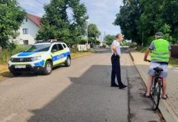 Biciclist sub influența alcoolului, sancționat de polițiști
