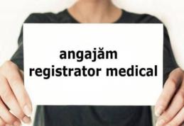 Spitalul Municipal Dorohoi angajează registrator medical