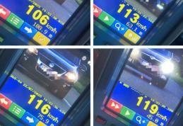 Acțiune pentru prevenirea accidentelor rutiere produse pe fondul vitezei excesive. 24 de permise de conducere reținute 