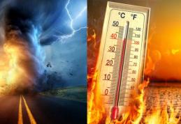 Urmează nopți tropicale și furtuni violente. Unde vor fi 42°C în weekend