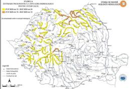Codul Galben de inundații și pe râul Jijia și afluenții acestuia a fost prelungit