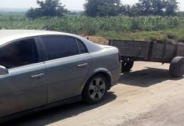 Un dorohoian s-a ales cu dosar penal pentru tractarea unei remorci neînmatriculate
