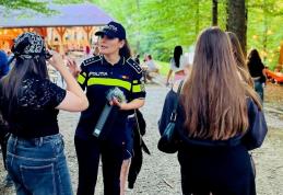 Polițiștii de siguranță școlară – Activități preventive desfășurate cu prilejul desfășurării festivalurilor în aer liber