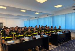 Viitori polițiști, în practică la Inspectoratul de Poliție Județean Botoșani