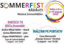 „Sommerfest Rădăuți – Muzica Comunităților” la Muzeul Memorial „George Enescu” din Dorohoi