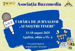 Tabăra de jurnalism „Ai noștri tineri”, la a IX-a ediție, la Agafton