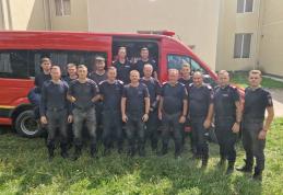 Pompierii botoșăneni au încheiat misiunea de sprijin în Broșteni, județul Suceava