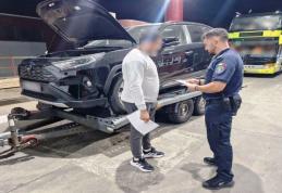Autoturism furat, descoperit de polițiștii de frontieră botoșăneni