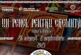 Tabăra de pictură religioasă „Un penel pentru credință”, ediția a XXIX-a, la Vorona