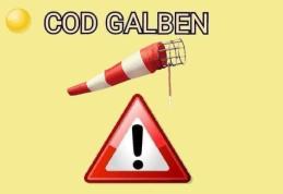 Județul Botoșani se află astăzi sub incidența unui Cod Galben de vânt