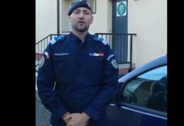 Un jandarm aflat în timpul liber a salvat viața unui om căzut pe drum