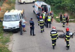 Adolescent de 17 ani ajuns la spital în urma unui accident
