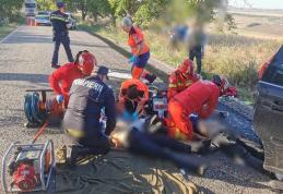 Accident grav cu victime multiple în județ. Șapte persoane încarcerate, dintre care trei în stop cardio-respirator