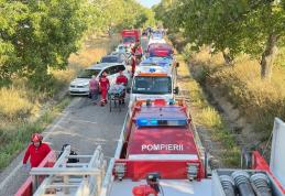 Accident Românești: Trei persoane decedate, una preluată în stare gravă de elicopterul SMURD și 14 ajunse la UPU Botoșani