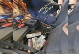 Bunuri de contrabandă ascunse în podeaua unui autoturism