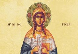 SINAXAR – 24 Septembrie – Sf. întâia Muceniţă şi întocmai cu Apostolii Tecla; Sf. Cuv. Siluan Athonitul