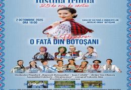 Iustina Irimia: Spectacol de folclor la 25 de ani de cântec