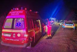 Trei minori și doi adulți au ajuns la spital în urma unui accident produs în apropierea localității Dersca - FOTO