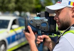 18 sancțiuni aplicate într-o acțiune pentru respectarea regimului legal de viteză