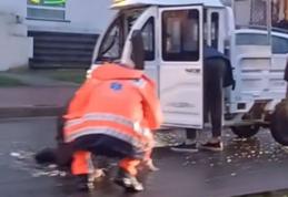 Bărbat lovit de un motociclu pe o trecere de pietoni de pe Bulevardul Victoriei din Dorohoi