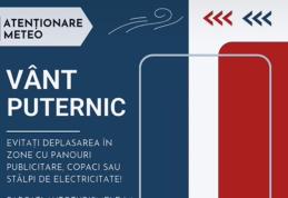 Atenționare Cod Galben de vânt pentru județul Botoșani