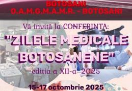 START Zilele Medicale Botoșănene 2025 – Tradiție, știință și colegialitate în slujba medicinei