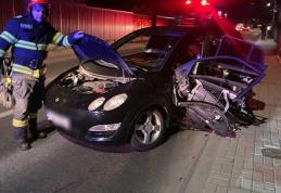 Accident pe o stradă din Botoșani. Două persoane au ajuns la spital