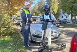 Acțiune pentru prevenirea accidentelor rutiere în care sunt implicați utilizatorii de trotinete electrice