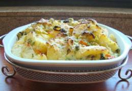 Cartofi gratinați la air fryer