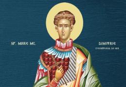 SINAXAR – 26 Octombrie – Sf. Mare Mc. Dimitrie, Izvorâtorul de Mir