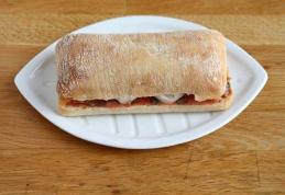 Panini cu somon și mozzarella