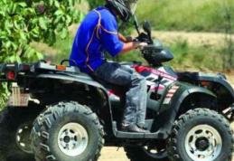Depistat la volanul unui ATV, deși nu avea permis de conducere