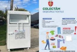 Primăria Dorohoi pune la dispoziția cetățenilor trei containere speciale pentru colectarea deșeurilor textile