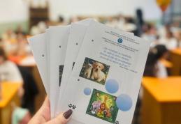 Polițiștii din cadrul biroului pentru protecția animalelor alături de copii, în săptămâna „școala altfel”