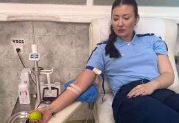 Jandarmii botoșăneni continuă campania națională „Donează sânge! Salvează o viață!”